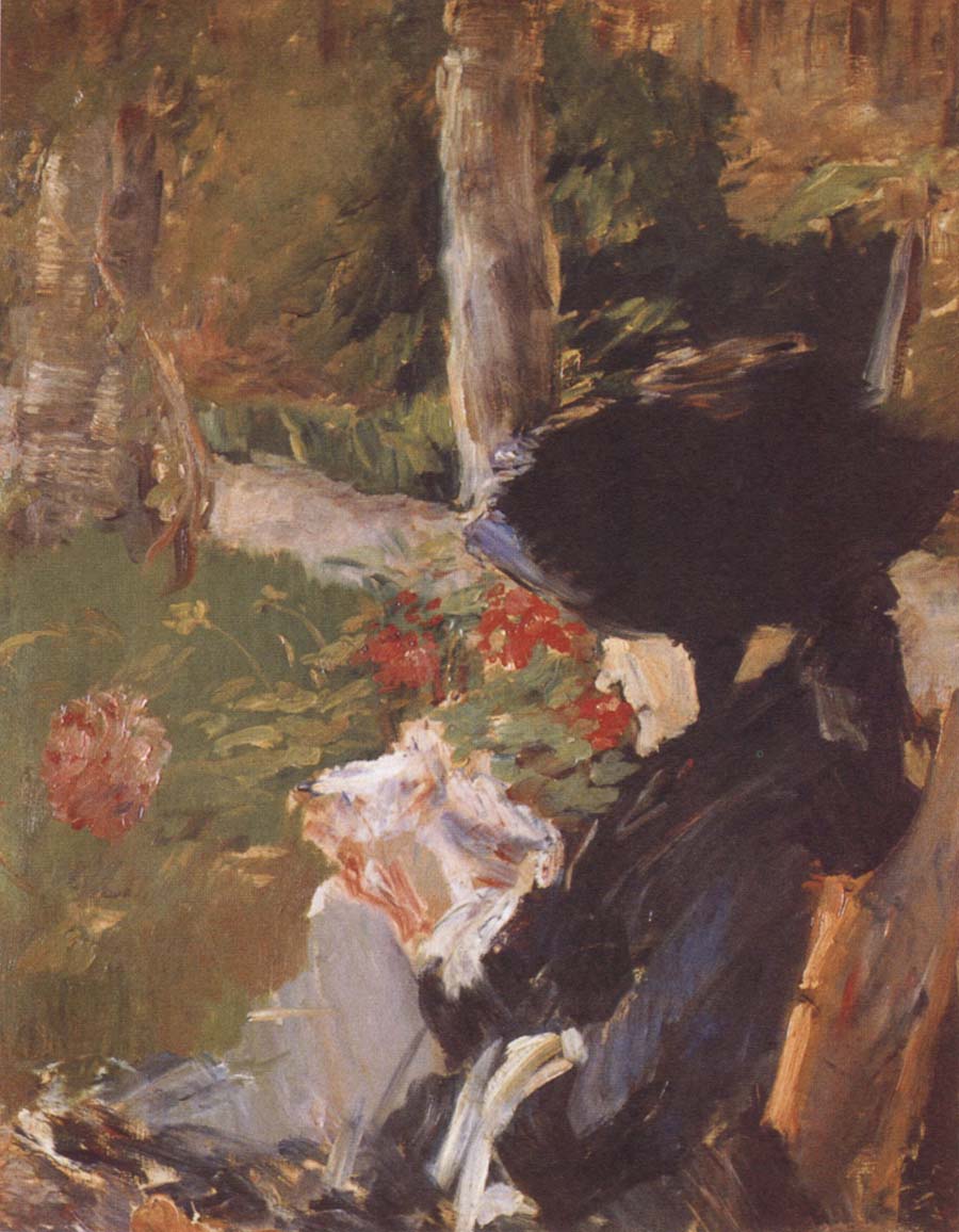 Manet-s Mother in the Garden at Bellevue